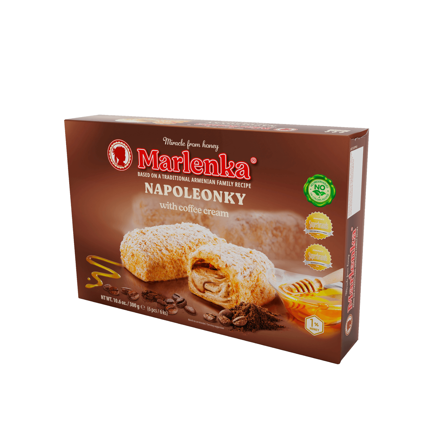 Napoleonky cu crema de cafea 300g fotografia produsului