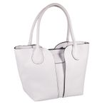 Geanta shopper de dama, din piele naturala, Reform, 904, Alb fotografia produsului View 2 S