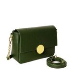 Geanta dama din piele naturala, model 20, Verde inchis fotografia produsului View 4 S