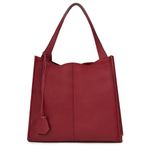 Geanta dama din piele naturala moale, model 268, de umar, Bordo fotografia produsului View 2 S