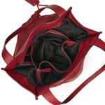 Geanta dama din piele naturala moale, model 268, de umar, Bordo fotografia produsului View 3 S