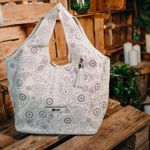 Geanta dama din piele naturala, Reform, model 60 cu perforatii, Alb fotografia produsului View 3 S
