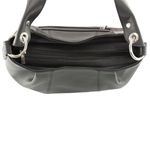 Geanta dama din piele naturala moale, model 129, de umar, Negru fotografia produsului View 3 S