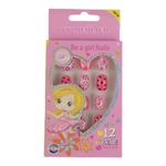 Set 12 Unghii False Pentru Copii, 27 Inimioare Roz fotografia produsului
