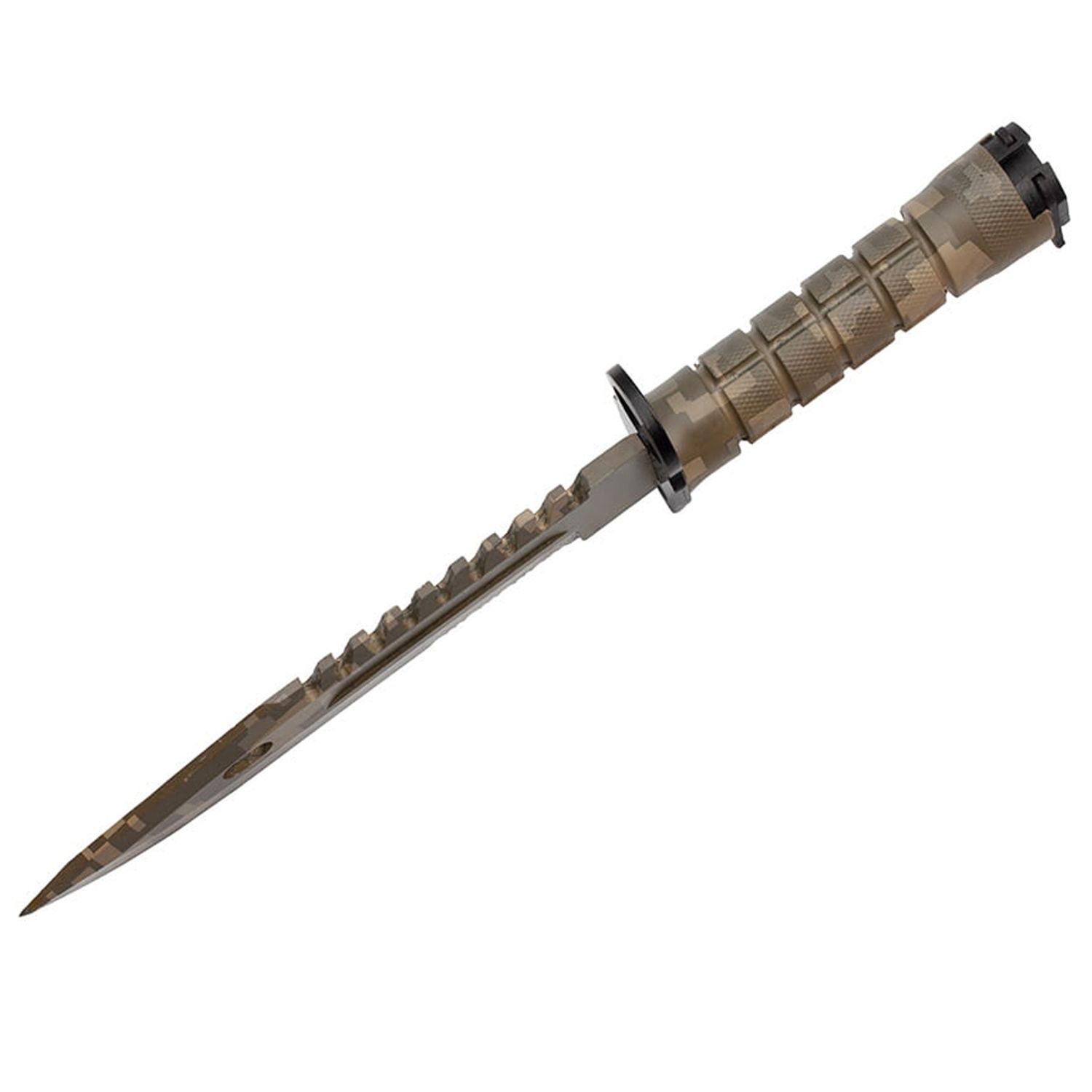 Cutit de vanatoare IdeallStore&reg;, Jungle Camo, multicolor, 32.5 cm, teaca inclusa fotografia produsului View 3 L