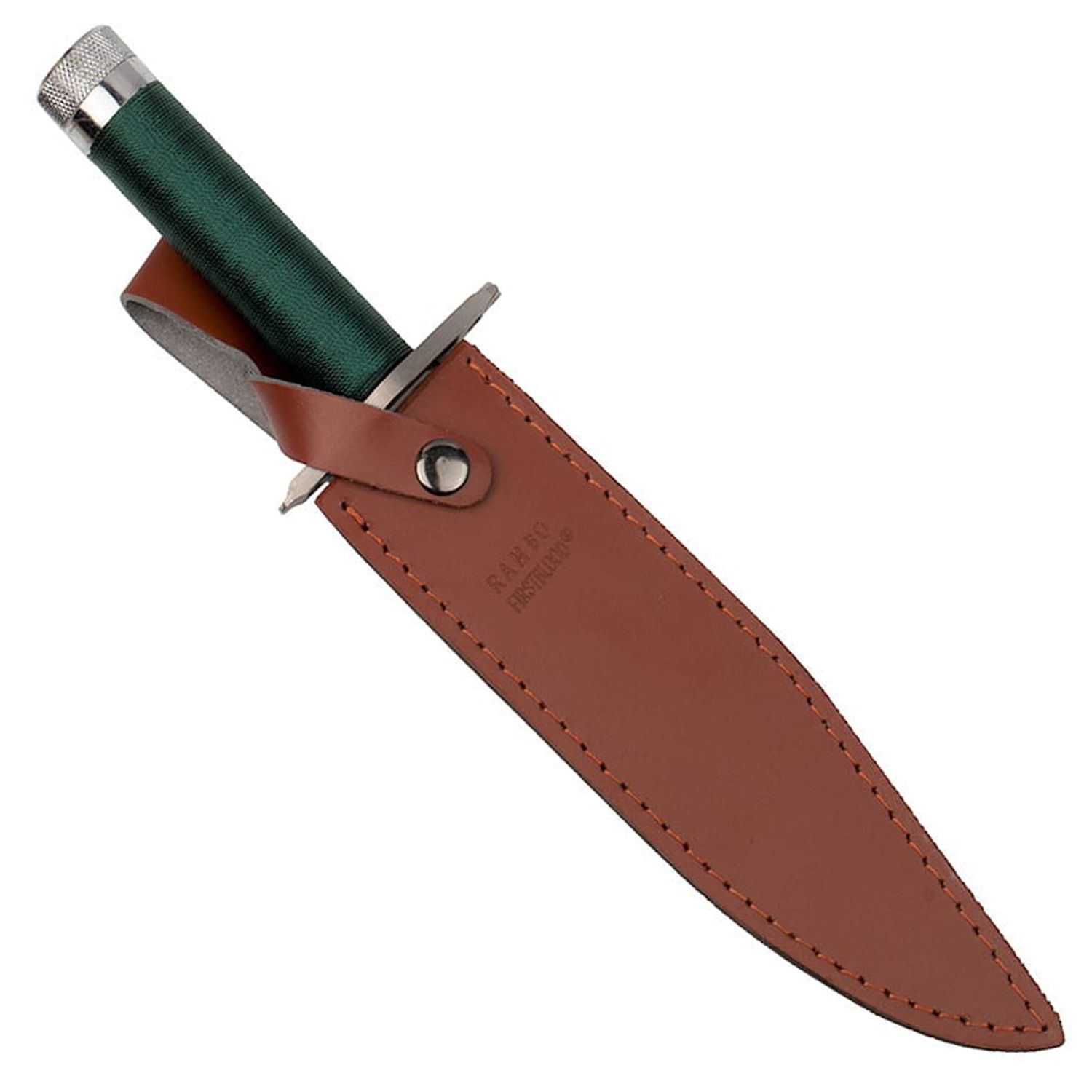 Cutit de vanatoare IdeallStore&reg;, First Blood, verde, 35 cm, teaca inclusa fotografia produsului View 8 L