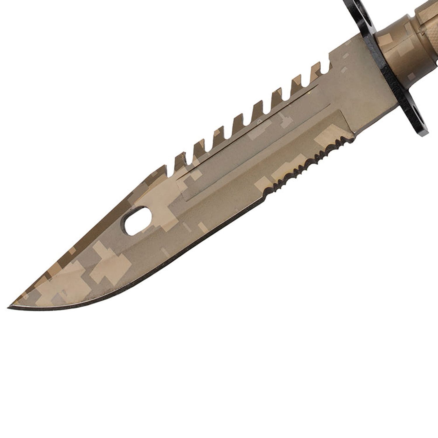 Cutit de vanatoare IdeallStore&reg;, Jungle Camo, multicolor, 32.5 cm, teaca inclusa fotografia produsului View 8 L