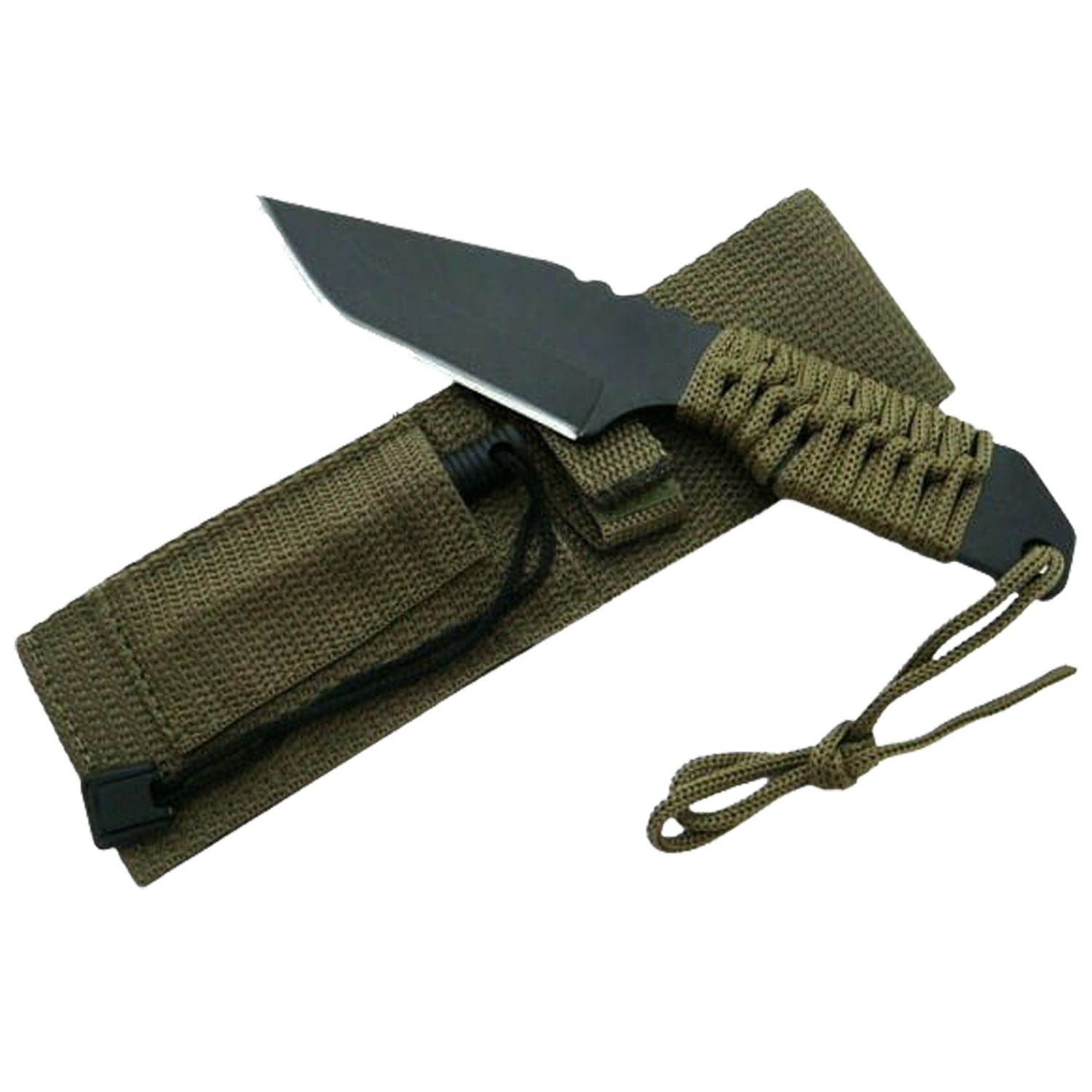 Cutit de vanatoare IdeallStore&reg;, Jungle Guard, negru, 17.5 cm, teaca inclusa fotografia produsului View 8 L