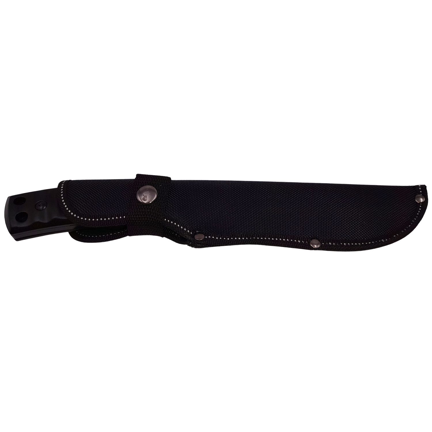 Cutit de vanatoare IdeallStore&reg;, Hazard Blade, negru 31 cm, teaca inclusa fotografia produsului View 6 L