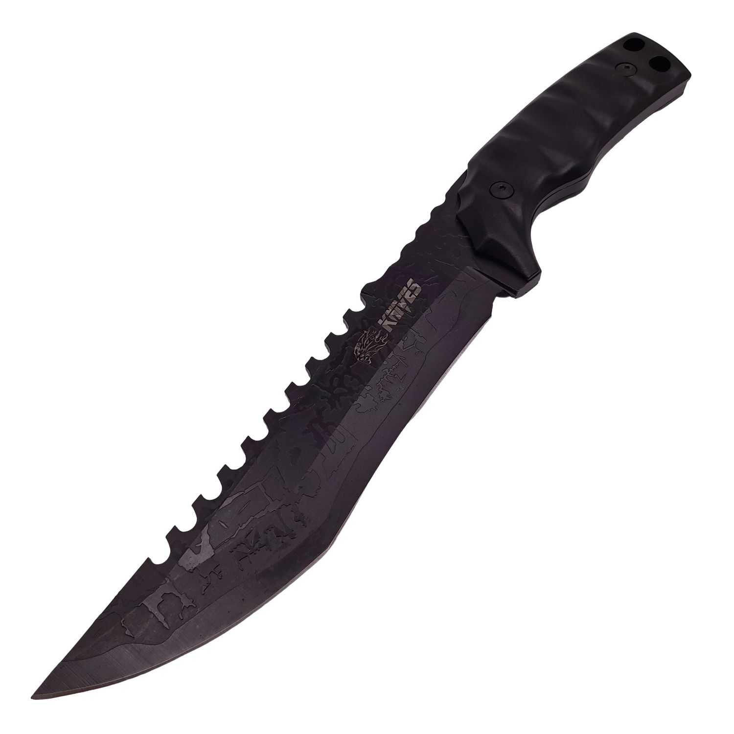 Cutit de vanatoare IdeallStore&reg;, Hazard Blade, negru 31 cm, teaca inclusa fotografia produsului View 3 L