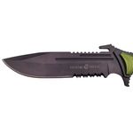 Cutit de vanatoare IdeallStore&reg;, Extreme Beetle, verde, 29 cm, teaca inclusa fotografia produsului View 6 S
