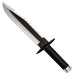 Cutit de vanatoare IdeallStore&reg;, First Blood, negru, 35 cm, teaca inclusa fotografia produsului View 4 S