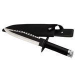 Cutit de vanatoare IdeallStore&reg;, First Blood, negru, 35 cm, teaca inclusa fotografia produsului