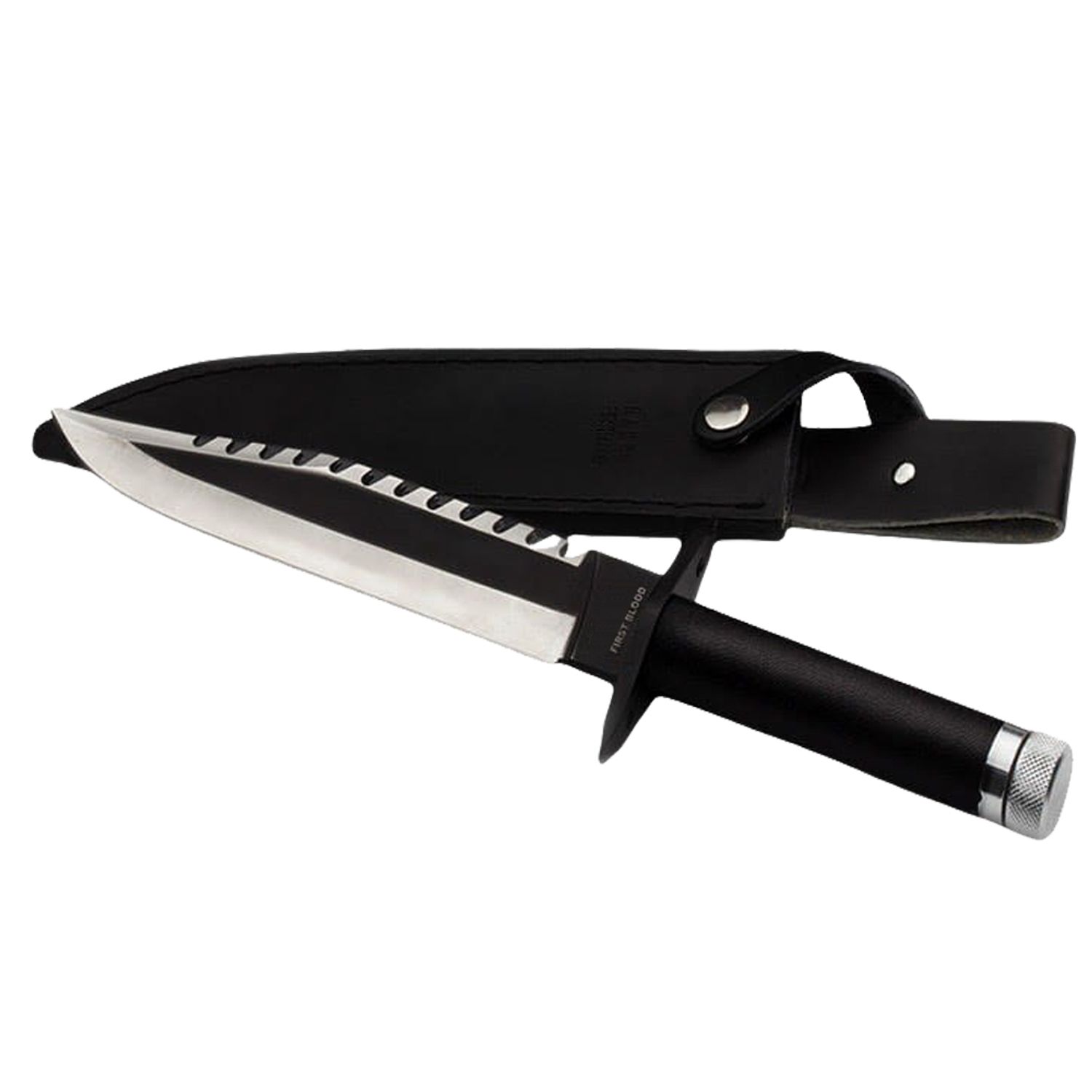 Cutit de vanatoare IdeallStore&reg;, First Blood, negru, 35 cm, teaca inclusa fotografia produsului
