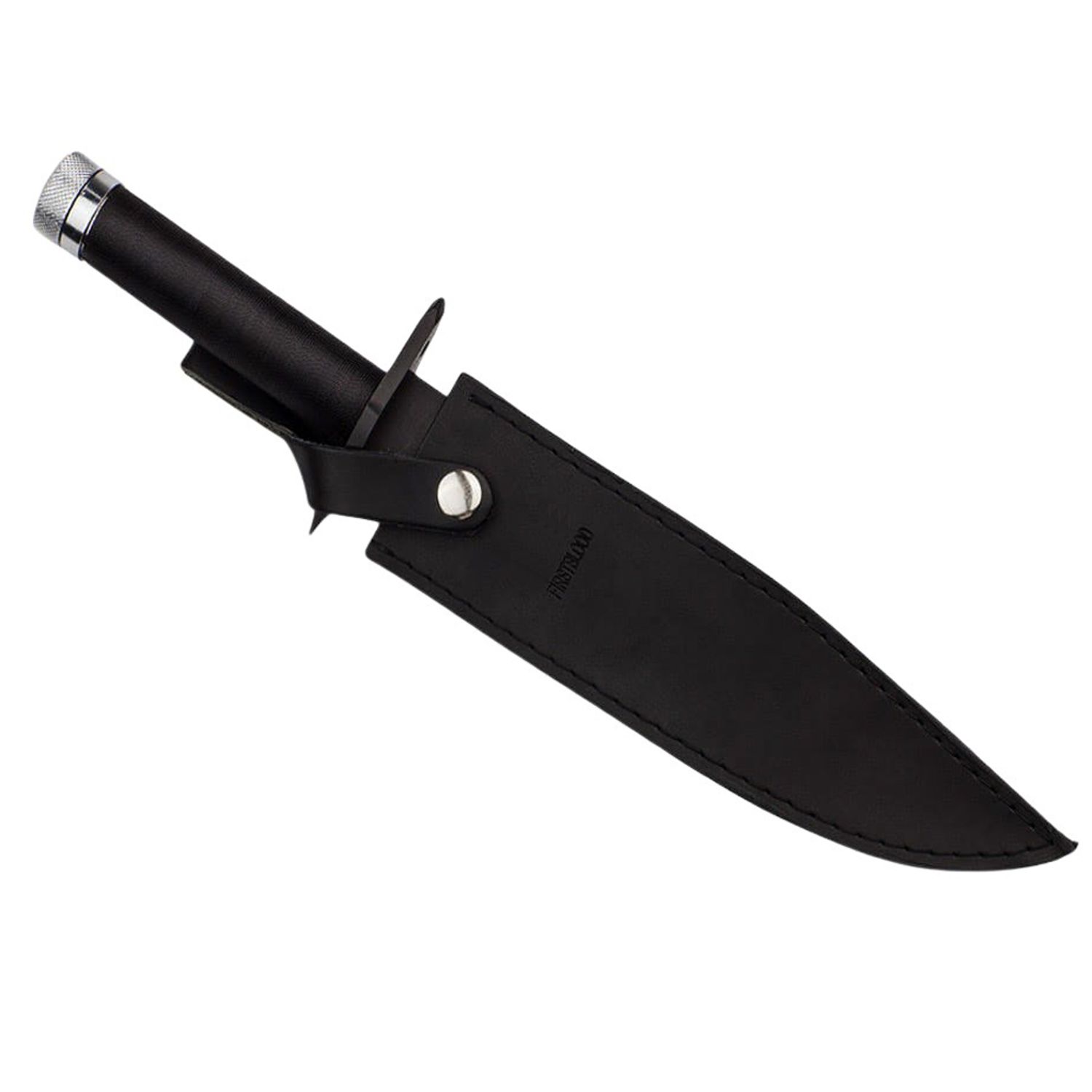 Cutit de vanatoare IdeallStore&reg;, First Blood, negru, 35 cm, teaca inclusa fotografia produsului View 7 L