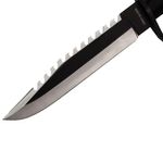 Cutit de vanatoare IdeallStore&reg;, First Blood, negru, 35 cm, teaca inclusa fotografia produsului View 3 S