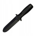 Cutit de antrenament IdeallStore, Black Preparation, 22 cm, plastic, negru fotografia produsului View 3 S