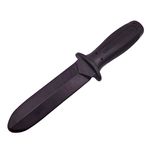 Cutit de antrenament IdeallStore, Black Preparation, 22 cm, plastic, negru fotografia produsului