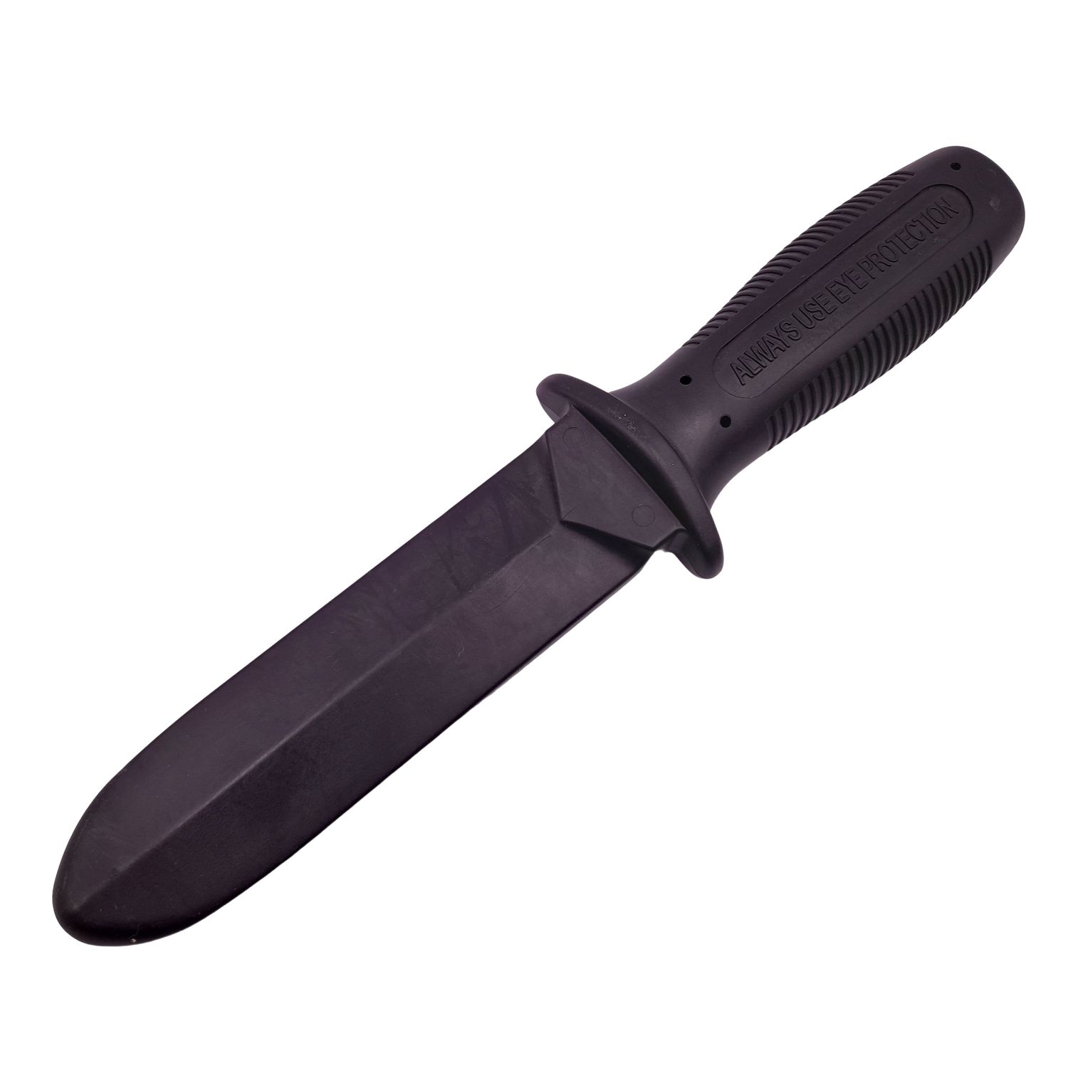 Cutit de antrenament IdeallStore, Black Preparation, 22 cm, plastic, negru fotografia produsului