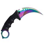 Cutit de vanatoare IdeallStore, Fade Break, 19 cm, otel, multicolor fotografia produsului View 3 S