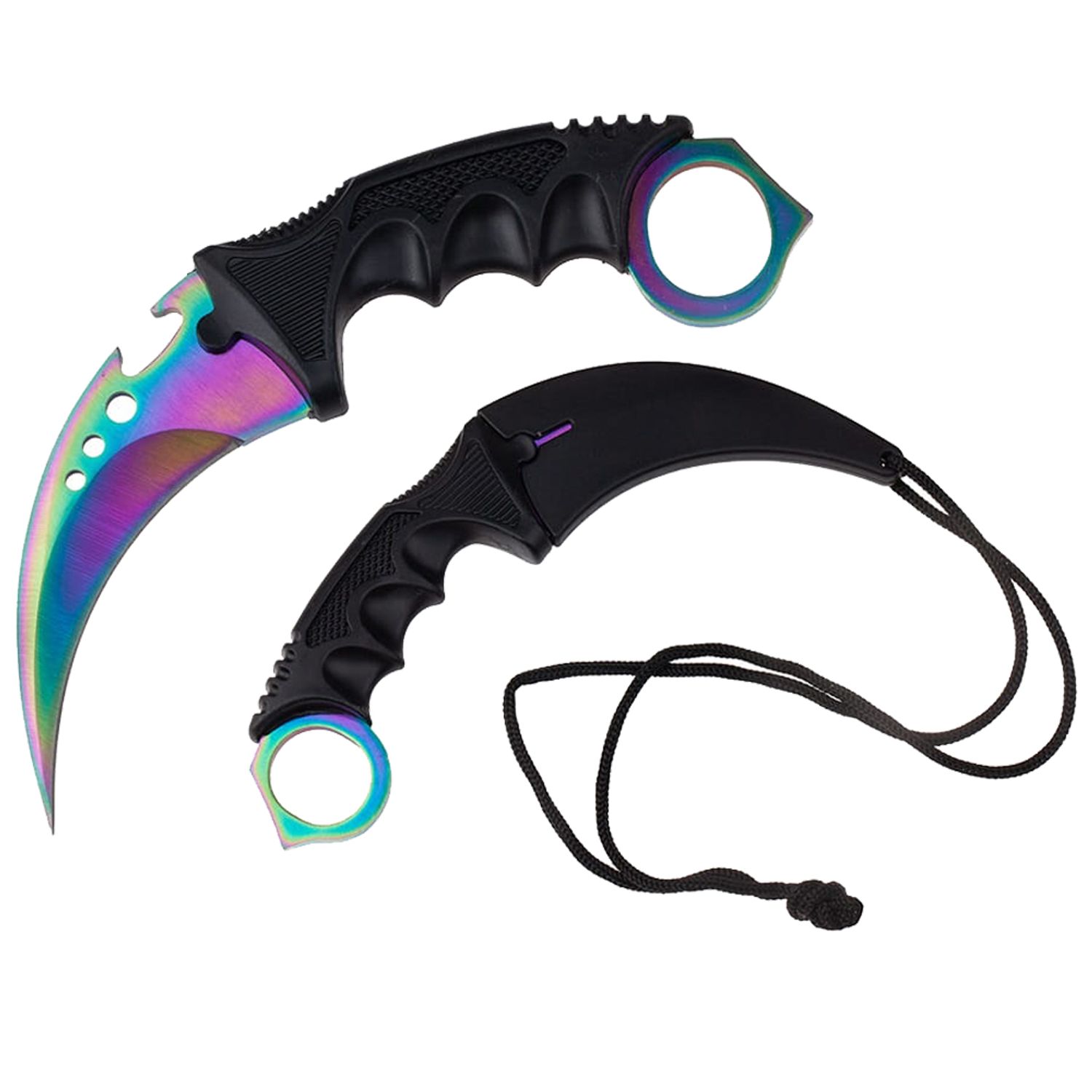 Cutit de vanatoare IdeallStore, Fade Break, 19 cm, otel, multicolor fotografia produsului View 9 L