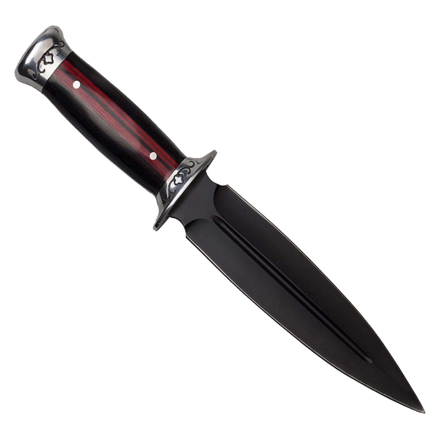Cutit de vanatoare IdeallStore&reg;, Widow Blade, 30 cm, negru, teaca inclusa fotografia produsului View 6 L