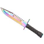 Cutit de vanatoare IdeallStore&reg;, Jungle Rainbow, multicolor, 32.5 cm, teaca inclusa fotografia produsului View 4 S