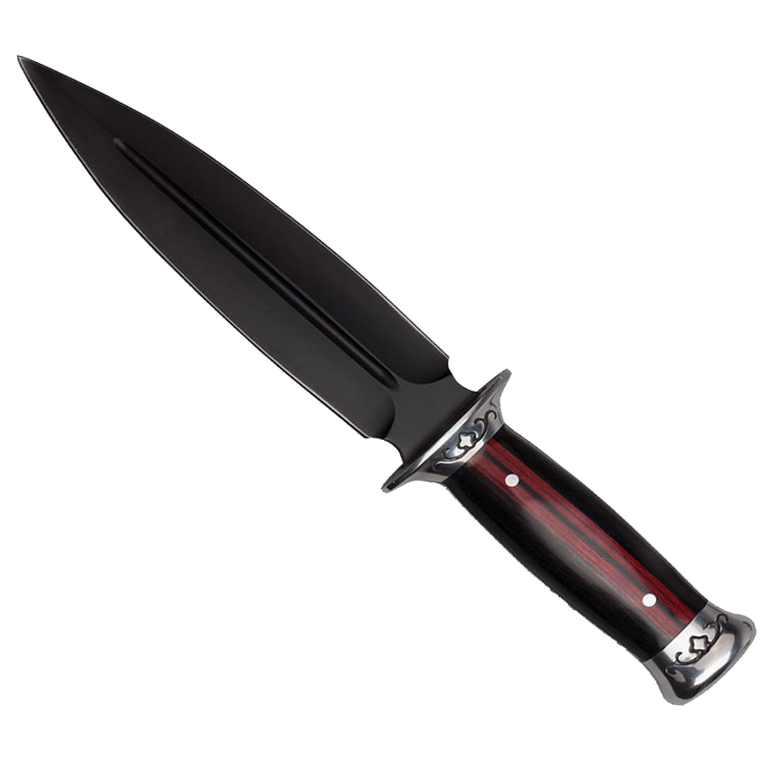 Cutit de vanatoare IdeallStore&reg;, Widow Blade, 30 cm, negru, teaca inclusa fotografia produsului View 4 L
