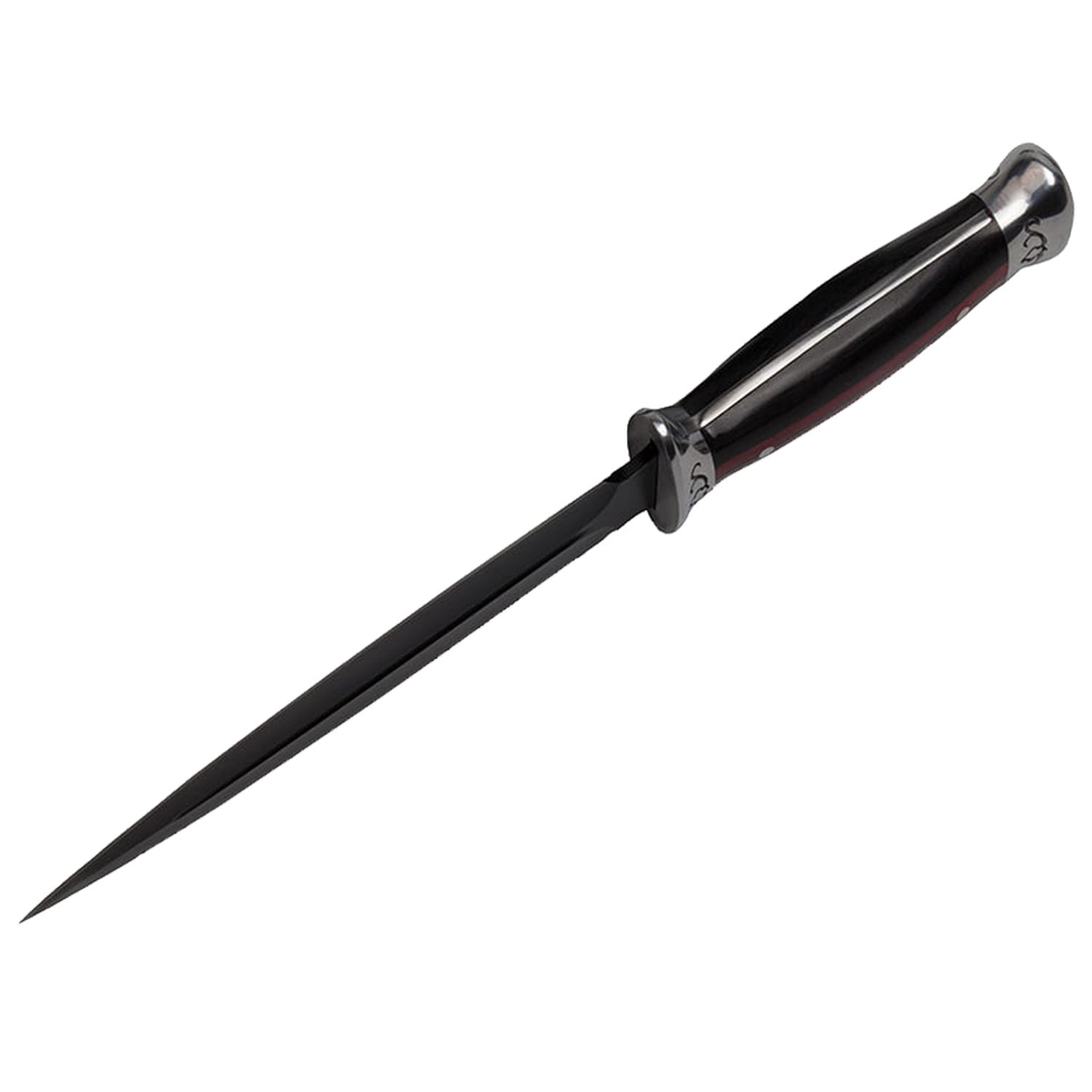 Cutit de vanatoare IdeallStore&reg;, Widow Blade, 30 cm, negru, teaca inclusa fotografia produsului View 7 L