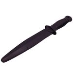 Cutit de antrenament IdeallStore, Black Preparation, 29 cm, plastic, negru fotografia produsului