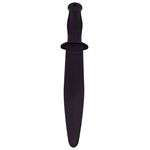 Cutit de antrenament IdeallStore, Black Preparation, 29 cm, plastic, negru fotografia produsului View 6 S