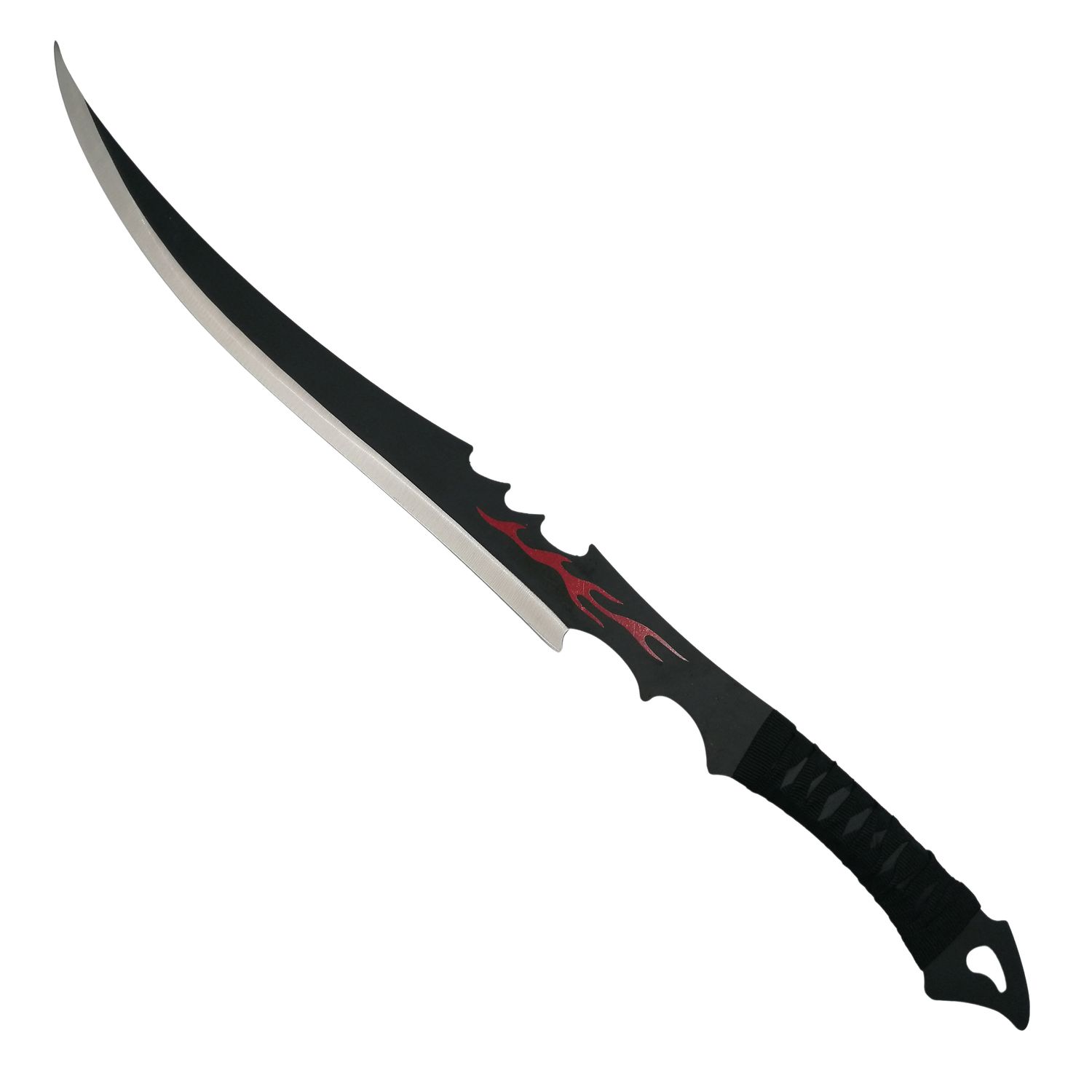 Sabie de vanatoare IdeallStore&reg;, Fire Blade, 70 cm, neagra fotografia produsului View 10 L