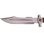 Cutit de vanatoare IdeallStore&reg;, Silver Saber, gri, 35 cm, teaca inclusa fotografia produsului View 5 S