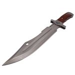 Cutit de vanatoare IdeallStore&reg;, Silver Saber, gri, 35 cm, teaca inclusa fotografia produsului View 3 S