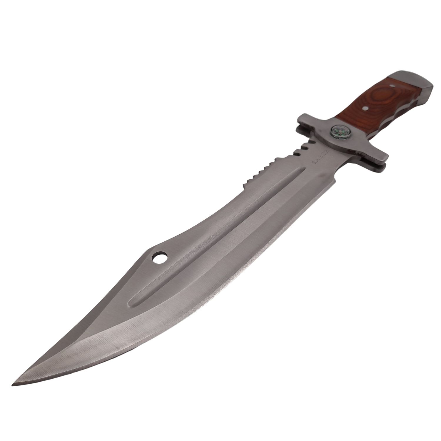 Cutit de vanatoare IdeallStore&reg;, Silver Saber, gri, 35 cm, teaca inclusa fotografia produsului View 3 L