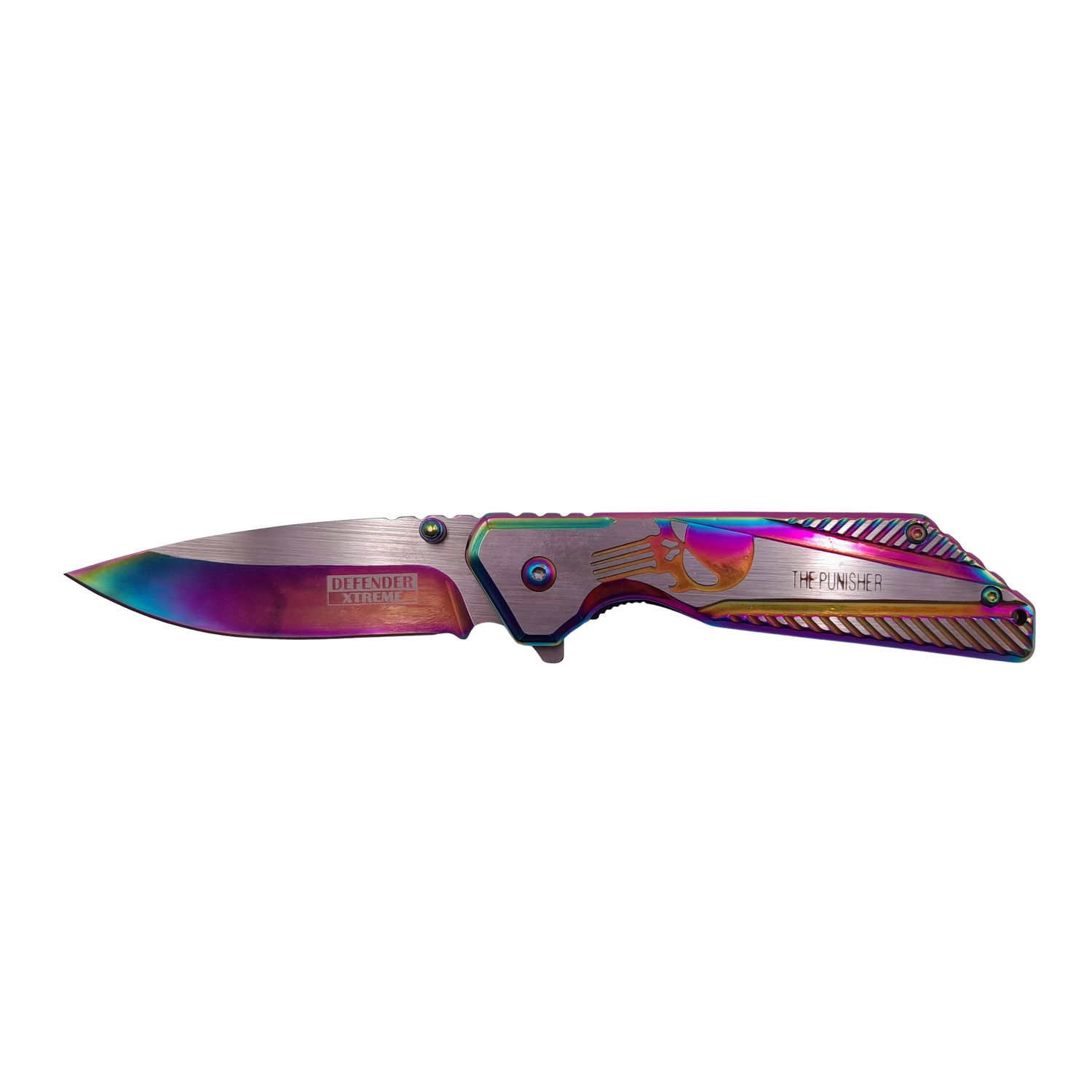 Briceag de vanatoare IdeallStore, Punisher Blade, 19.5 cm, multicolor fotografia produsului