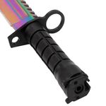 Cutit de vanatoare IdeallStore&reg;, Rainbow Rambo, 32.5 cm, multicolor, teaca inclusa fotografia produsului View 10 S