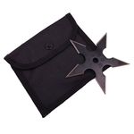Stea de aruncat IdeallStore&reg;, Ninja Warrior, metalic, negru, 9 cm fotografia produsului View 4 S