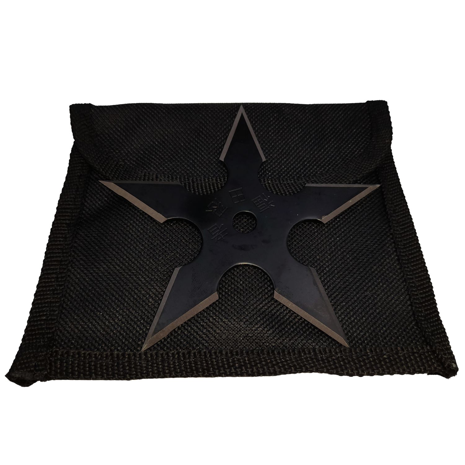 Stea de aruncat IdeallStore&reg;, Ninja Warrior, metalic, negru, 9 cm fotografia produsului View 5 L