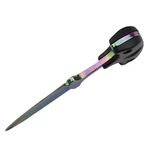 Cutit tactic de camping IdeallStore&reg;, Rainbow Valley, 7.5 cm, multicolor, teaca inclusa fotografia produsului View 12 S