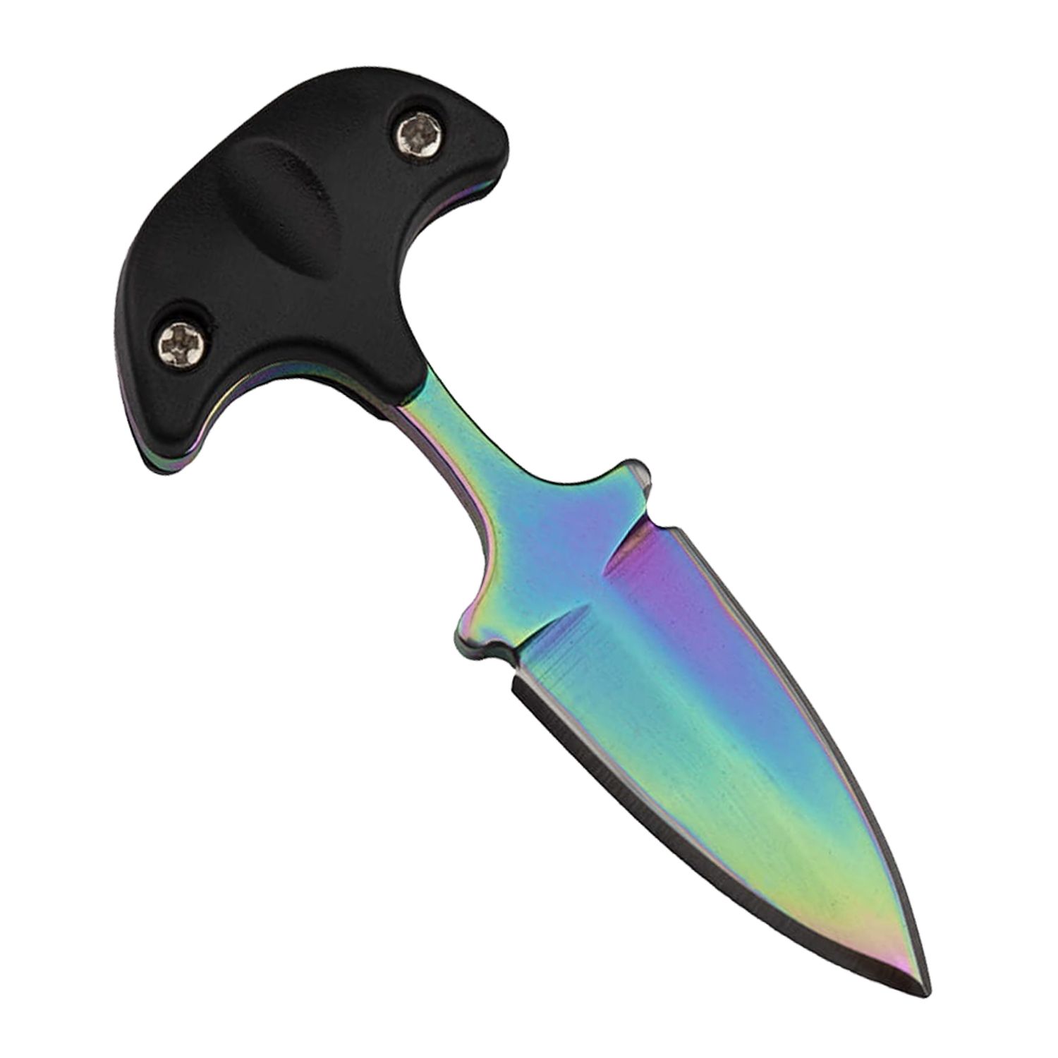 Cutit tactic de camping IdeallStore&reg;, Rainbow Valley, 7.5 cm, multicolor, teaca inclusa fotografia produsului View 13 L