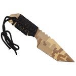 Cutit de vanatoare IdeallStore&reg;, Digital Camo, bej, 20 cm, teaca inclusa fotografia produsului View 5 S