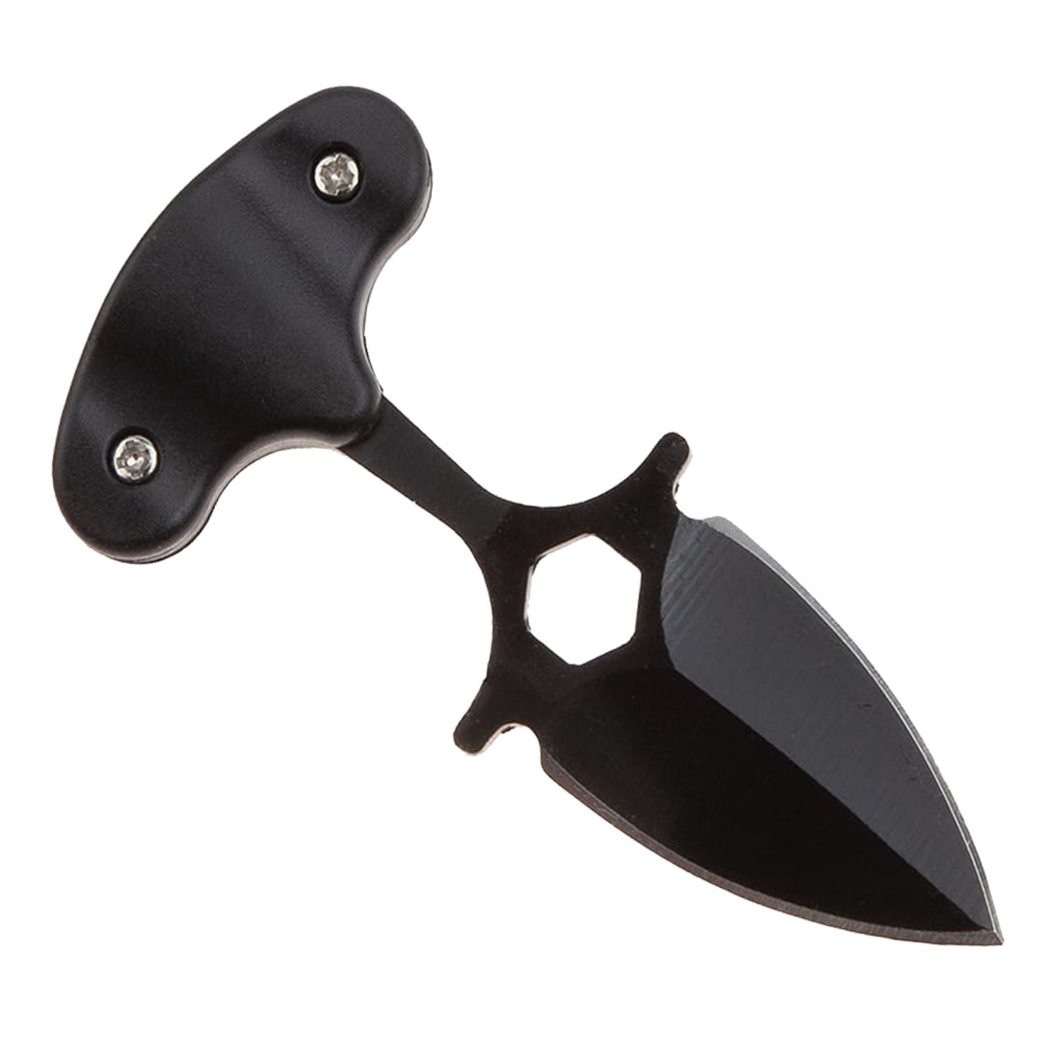 Cutit tactic de camping IdeallStore&reg;, Death Valley, 8 cm, negru, teaca inclusa fotografia produsului View 3 L