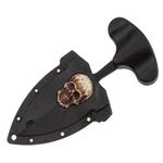 Cutit tactic de camping IdeallStore&reg;, Death Valley, 8 cm, negru, teaca inclusa fotografia produsului View 8 S