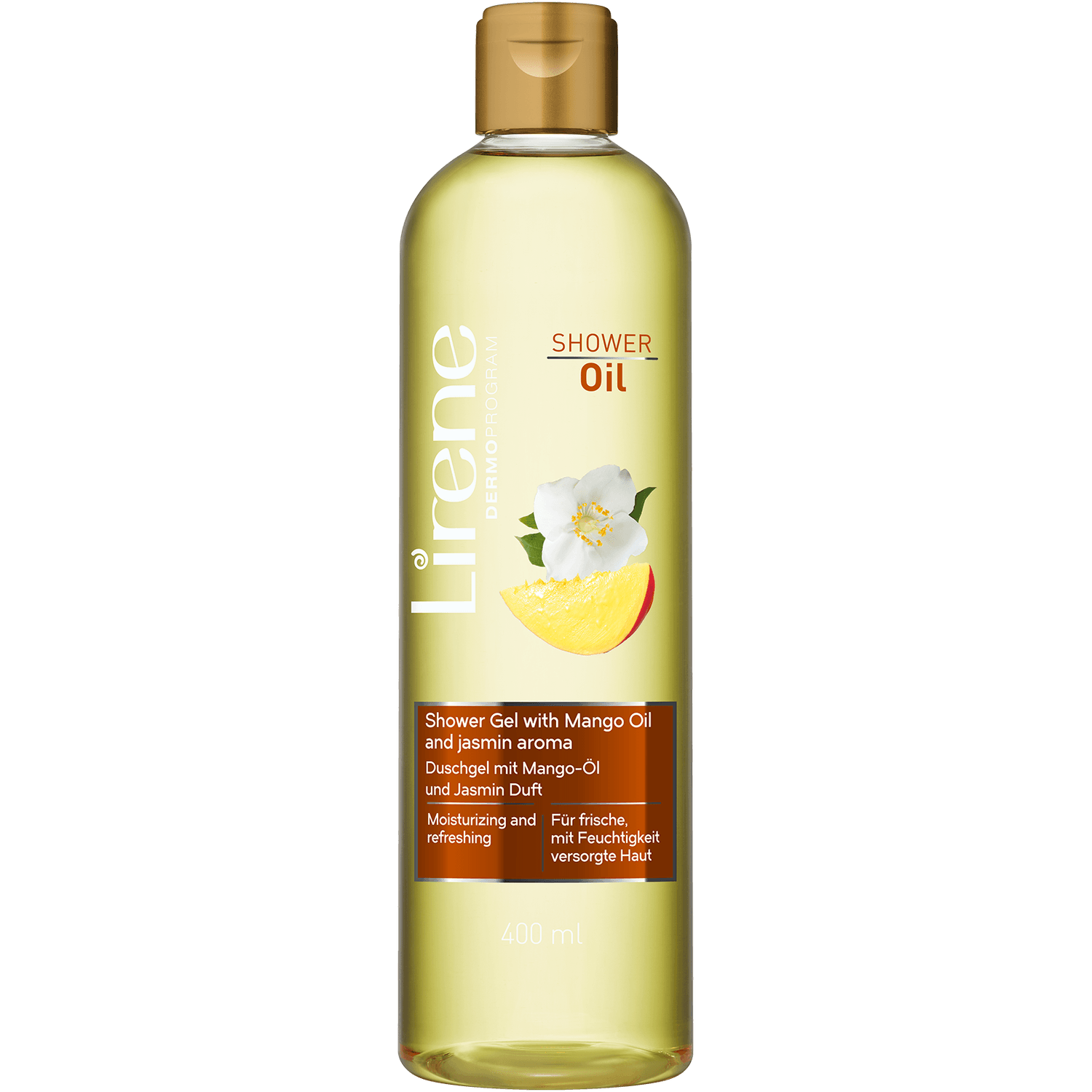 Ulei de dus Lirene cu Mango si Iasomie, 400ml fotografia produsului