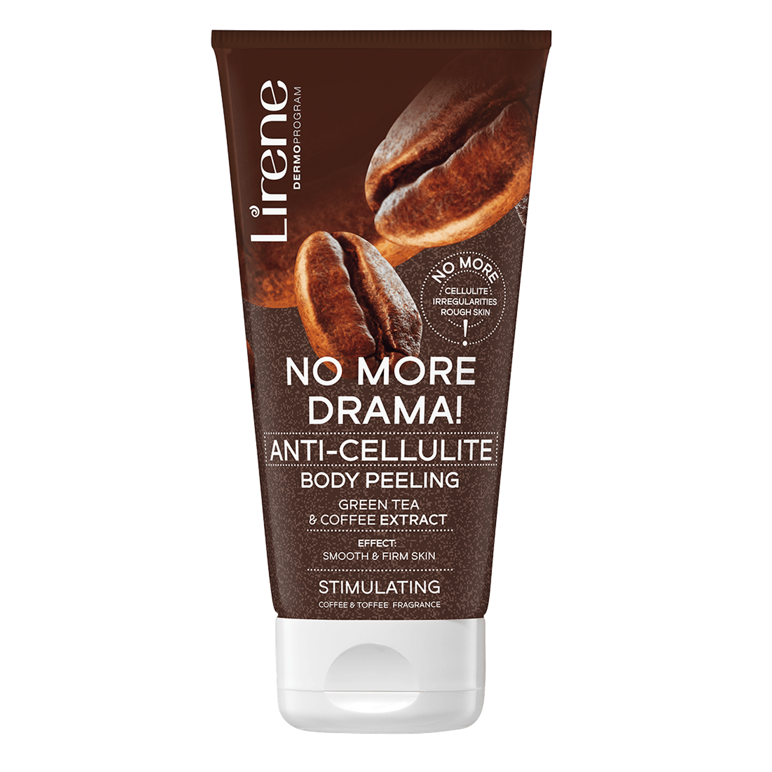 Exfoliant corp No more drama, anticelulitic cu extract de Cafea, 175g fotografia produsului