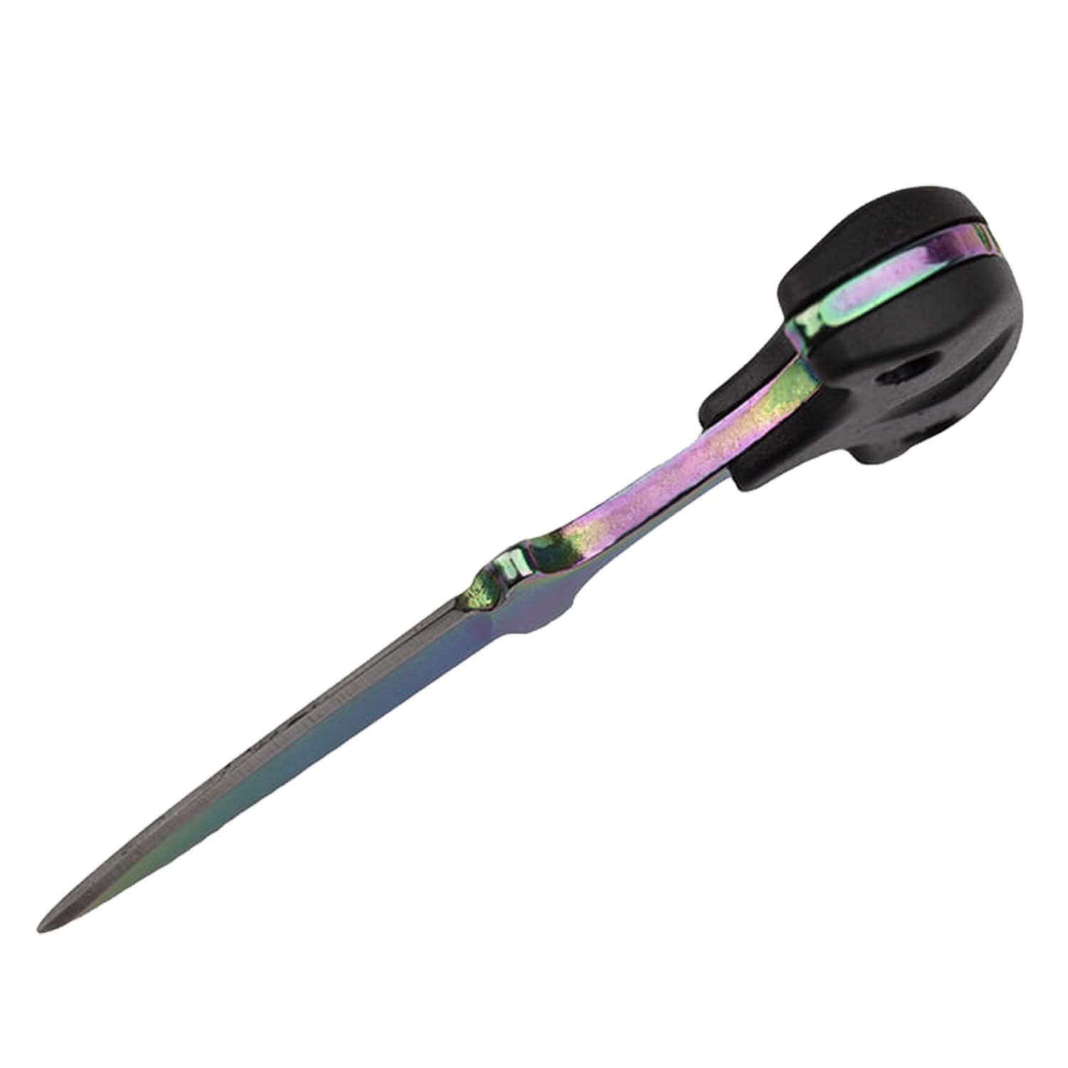 Cutit tactic de camping IdeallStore&reg;, Rainbow Valley, 7.5 cm, multicolor, teaca inclusa fotografia produsului View 3 L