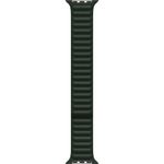 Curea pentru Apple Watch 45mm, Leather Link - S/M, Sequoia Green fotografia produsului View 2 S