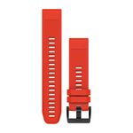 Curea smartwatch Garmin Fenix 5, 22mm, QuickFit, Silicon, Flame Red fotografia produsului