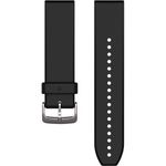 Curea smartwatch Garmin QuickFit, 22mm, Silicone, Black/Silver fotografia produsului